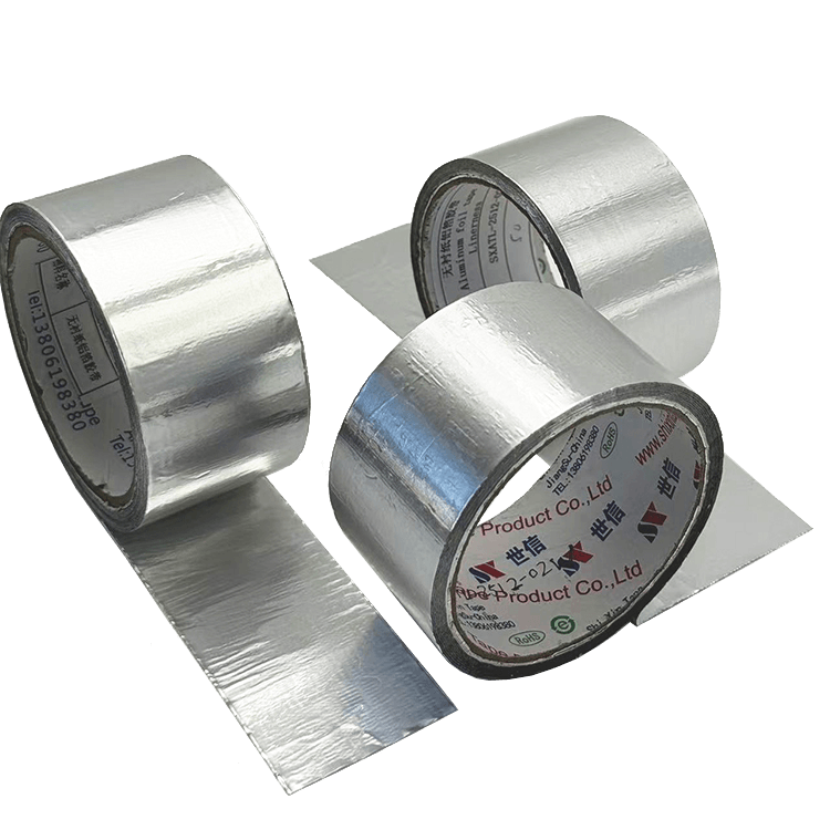 Pita Foil Jumbo-Roll Industri untuk Penyegelan Saluran Suhu Tinggi Pita Foil Jumbo-Roll Industri untuk Penyegelan Saluran Suhu Tinggi